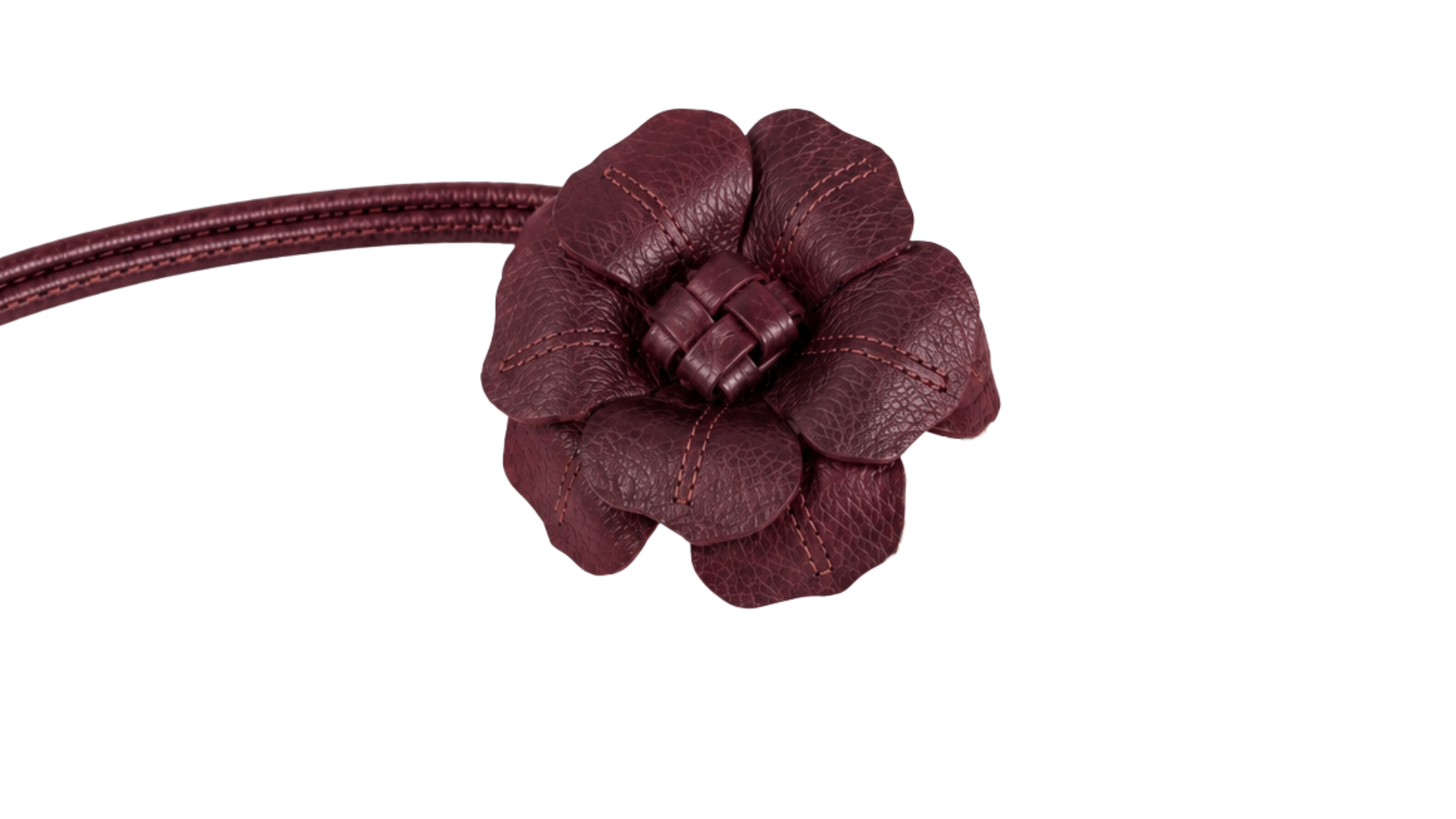 Cinturón Flor Matrona — Cuero Colombiano