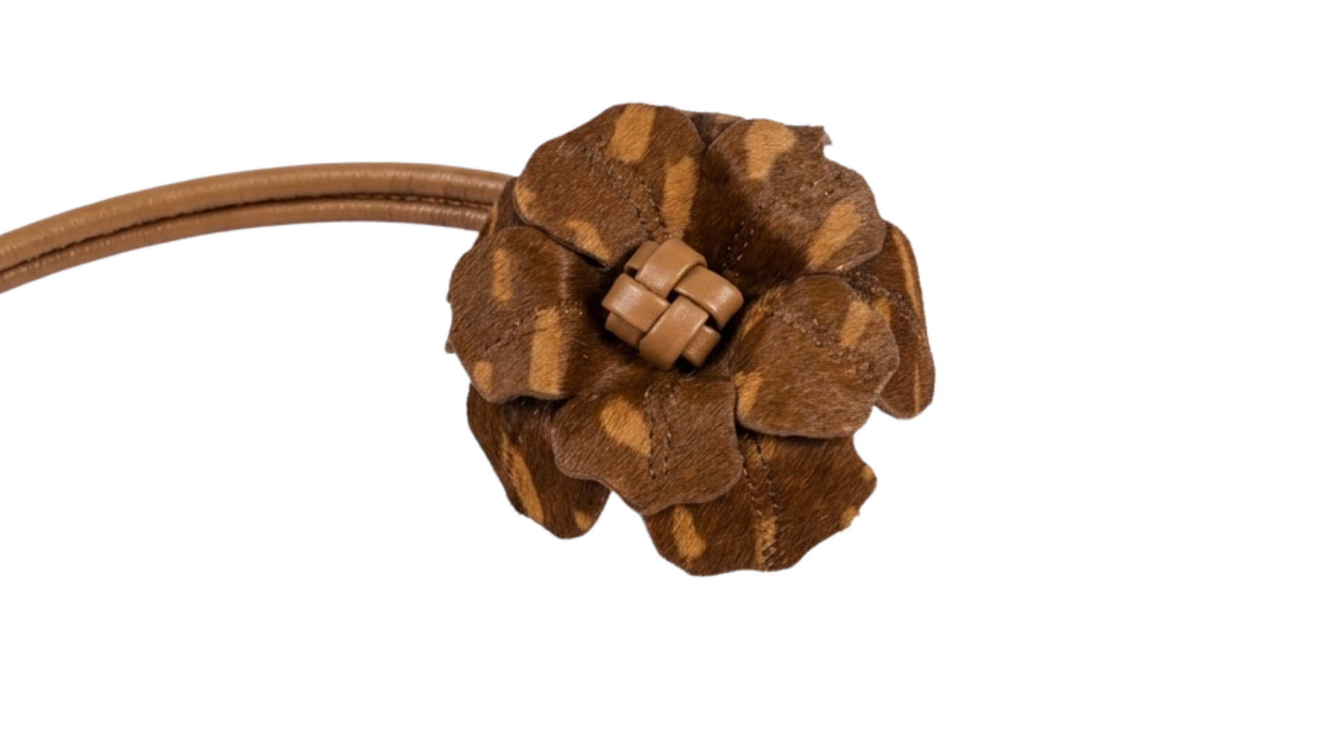 Cinturón Flor Matrona — Cuero Colombiano