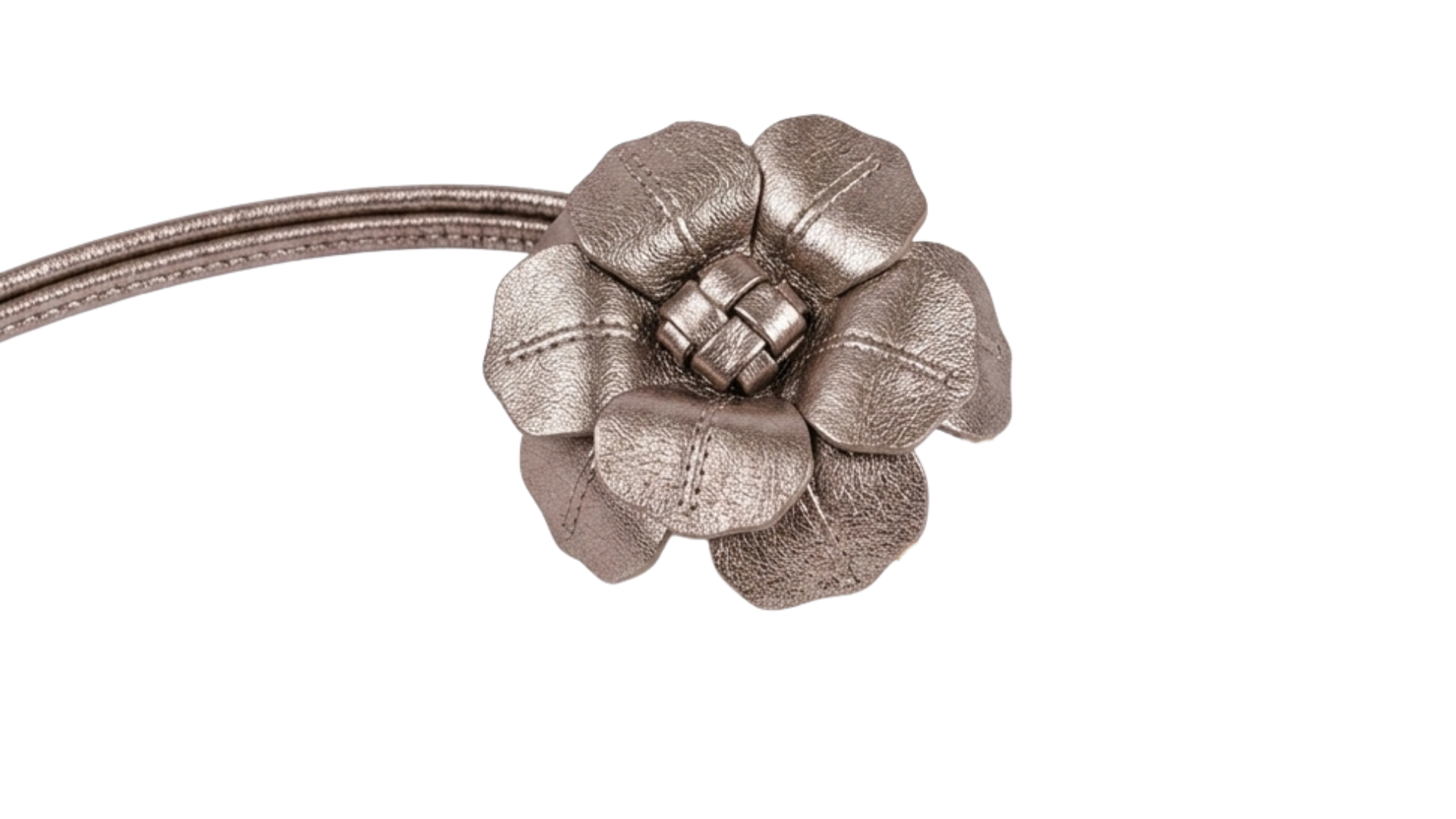 Cinturón Flor Matrona — Cuero Colombiano
